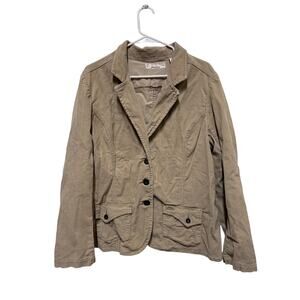 Levi Strauss Corduroy Jacket - Tan Womens XL